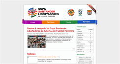 Desktop Screenshot of libertadoresfeminina.sportpromotion.com.br