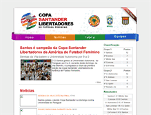 Tablet Screenshot of libertadoresfeminina.sportpromotion.com.br